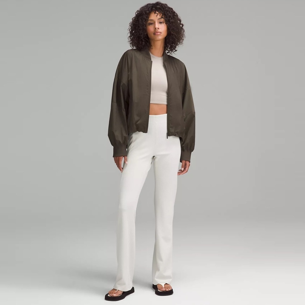 Lululemon - Ribbed Softstreme Flared Pant - Bone